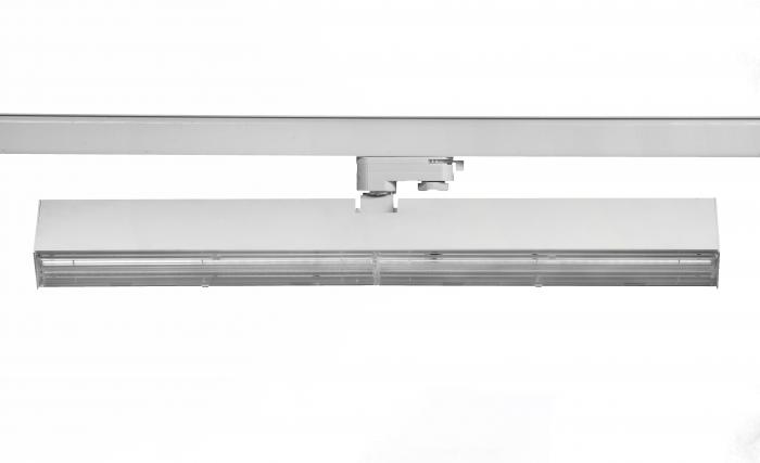 80W LED linear track light used for parking lots with 60 degree beam angle