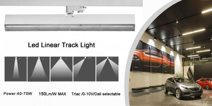 120W  Suspension LED track light for  warehouses with 110 degree beam angle